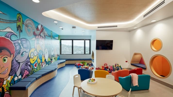 Child-friendly waiting room
